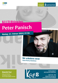 Veranstaltungsplakat Peter Panisch