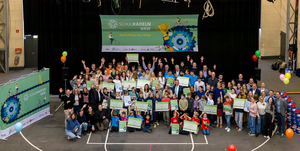 Bei der Preisverleihung in Köln wurden auch die Peter-Wust-Schule und das Wilhelm-Hittorf-Gymnasium aus Münster für ihren jeweiligen 2. Platz in unterschiedlichen Kategorien geehrt. 