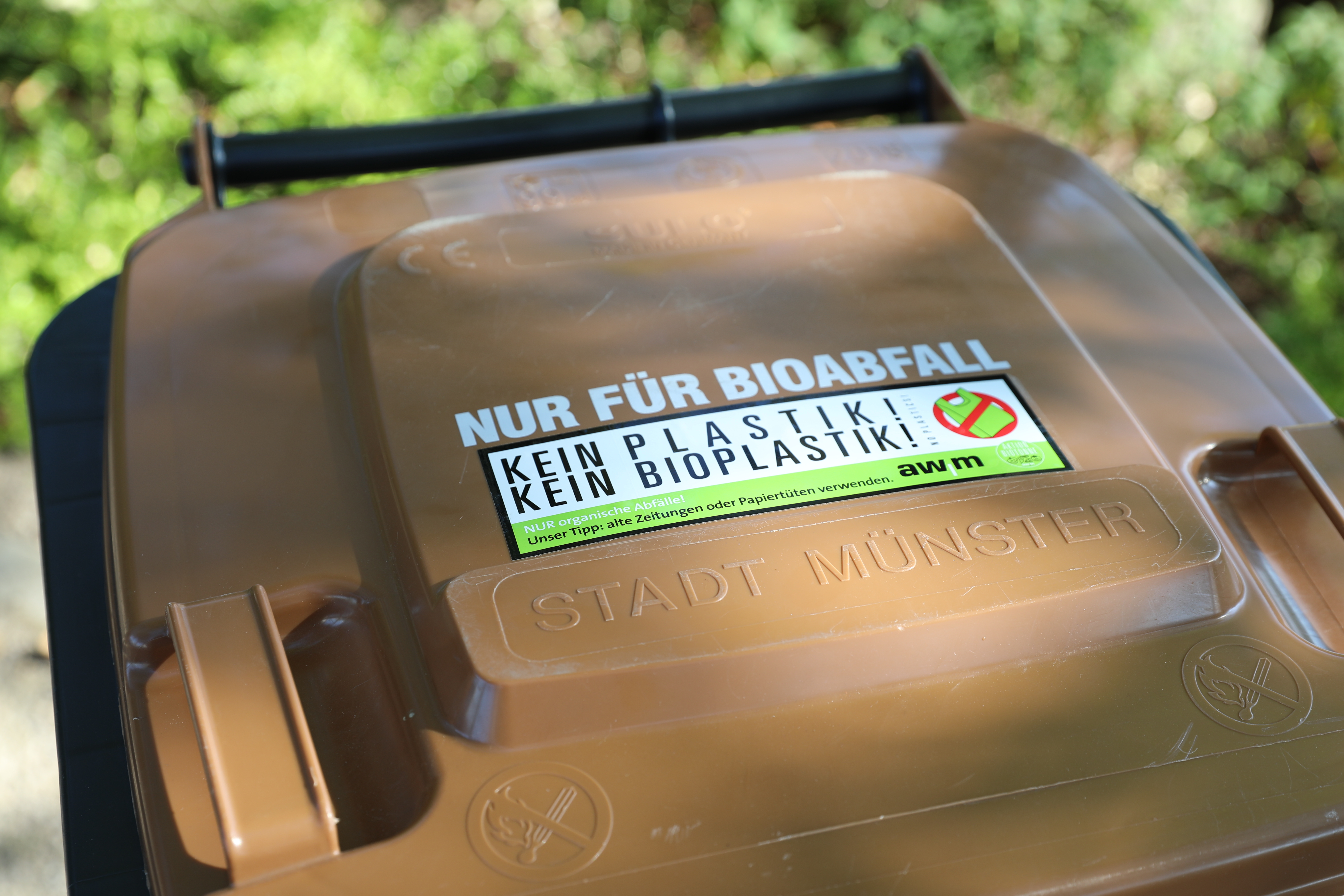 "Bitte kein Plastik" Aufkleber