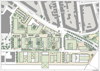 Vorentwurf des städtebaulichen Konzepts für das ehemalige Osmo-Areal