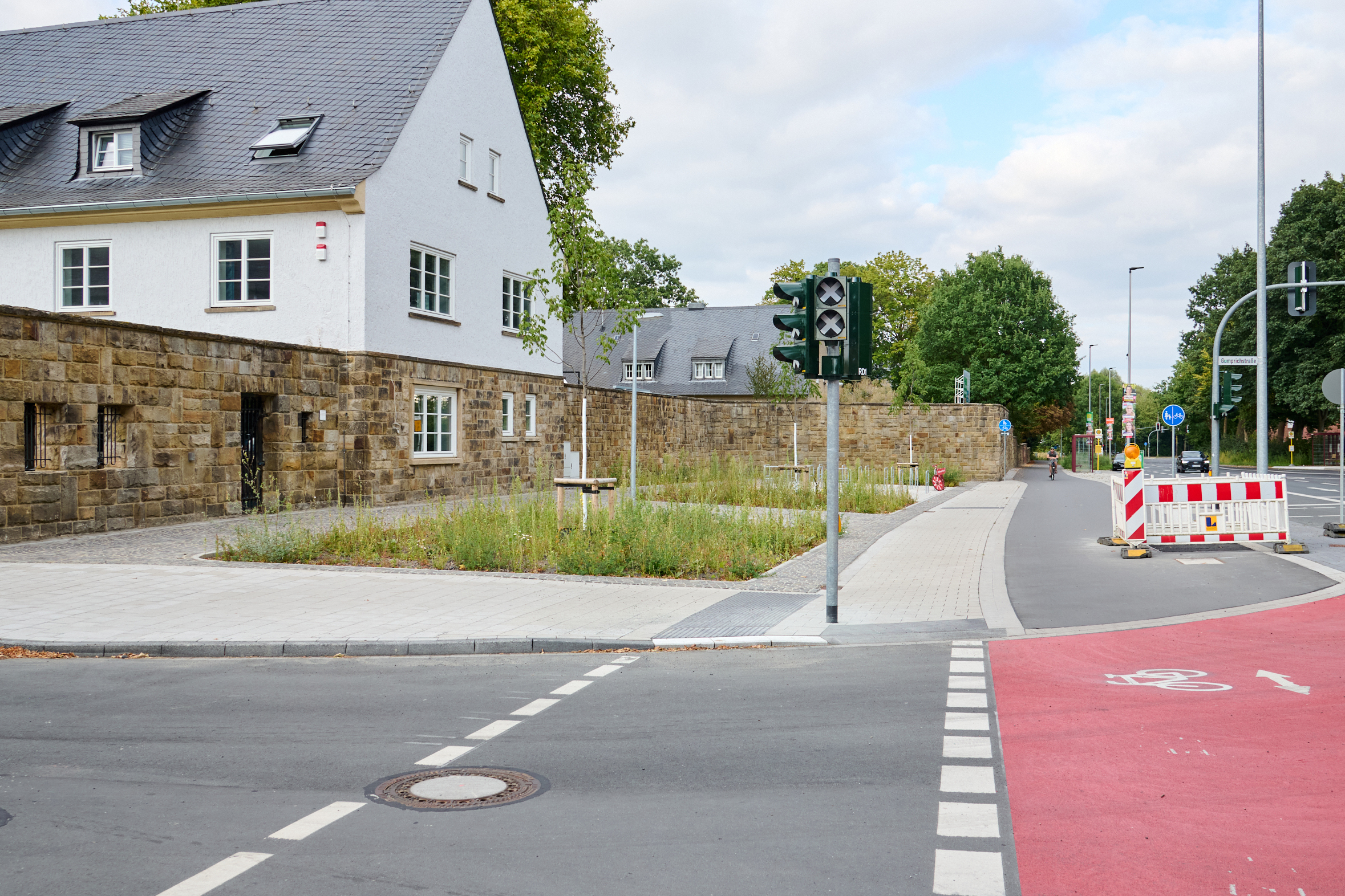 Die Roxeler Straße Ecke Gumprichstraße