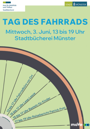 Plakat zum Weltfahrradtag 2026 in Münster