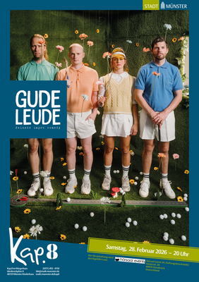 Veranstaltungsplakat Gude Leude