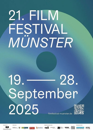 Plakat mit Datum für das 21. Filmfestival Münster