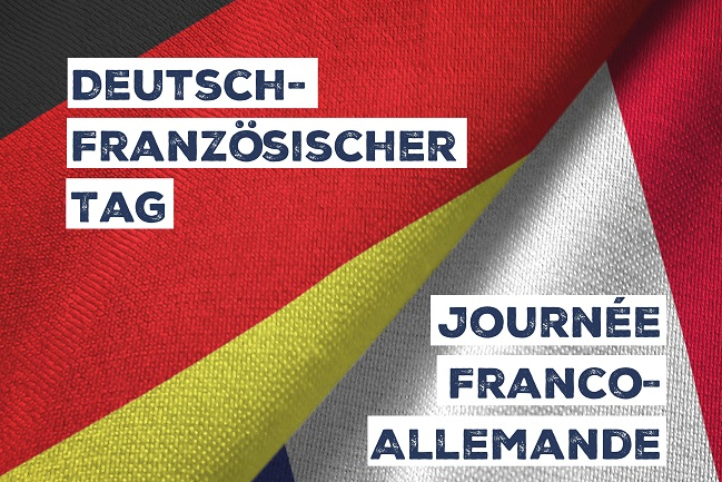 Grafik zum Deutsch-Französischen Tag