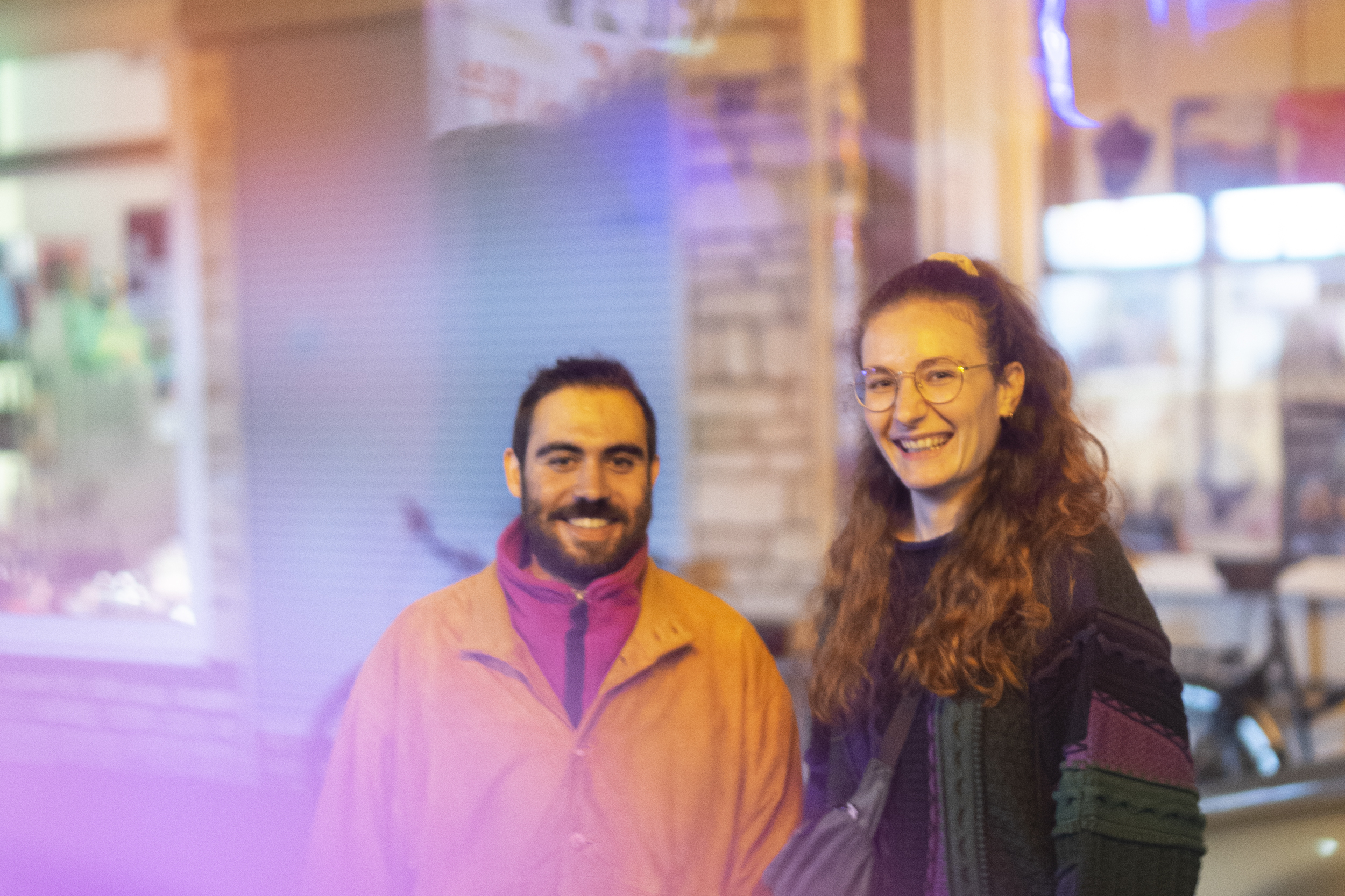 Das münsteraner Nachtbürgermeister-Team Manuel Rojano Marin und Lisa Marie Tubies