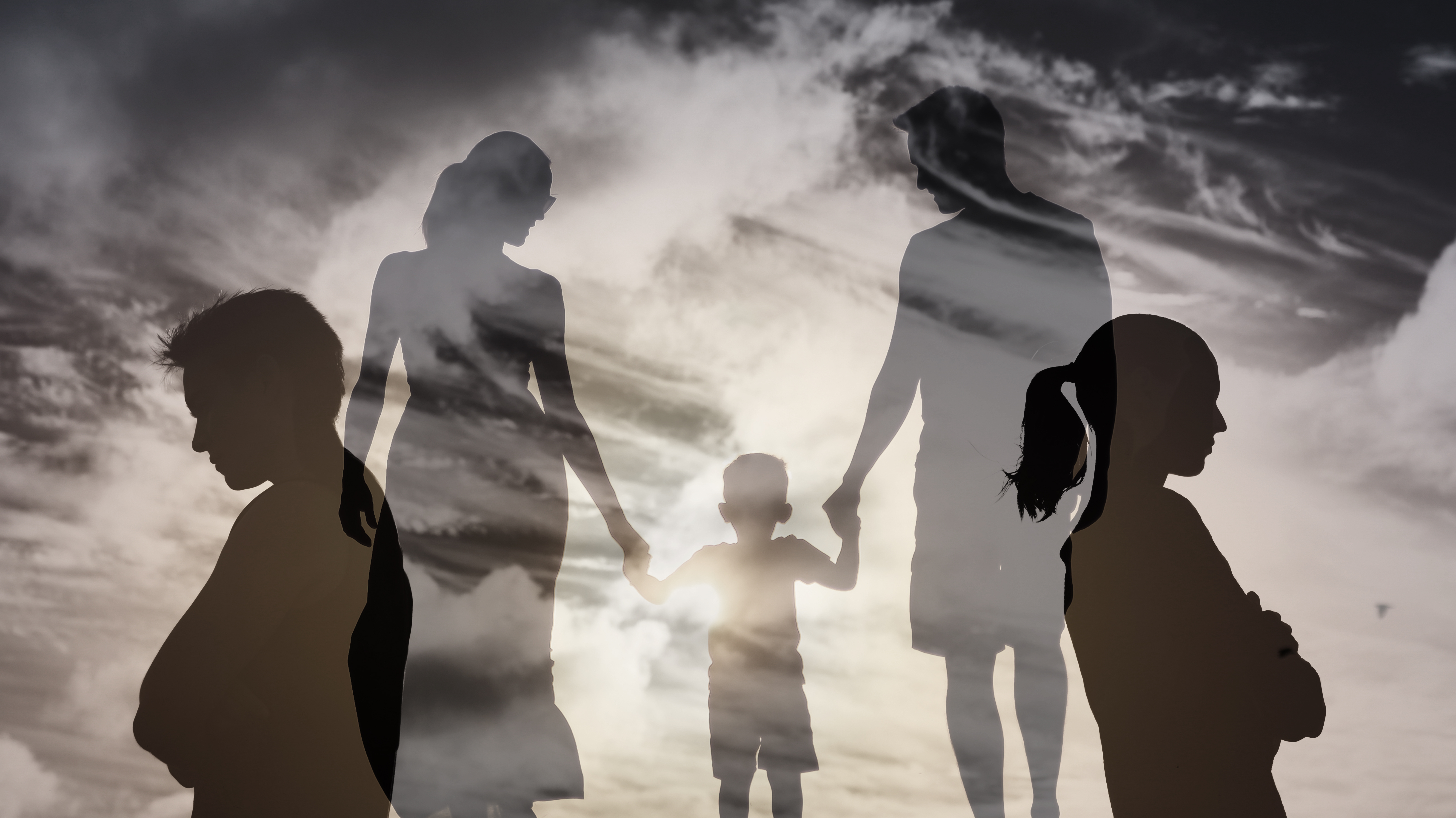 Vater, Mutter und ein Kind