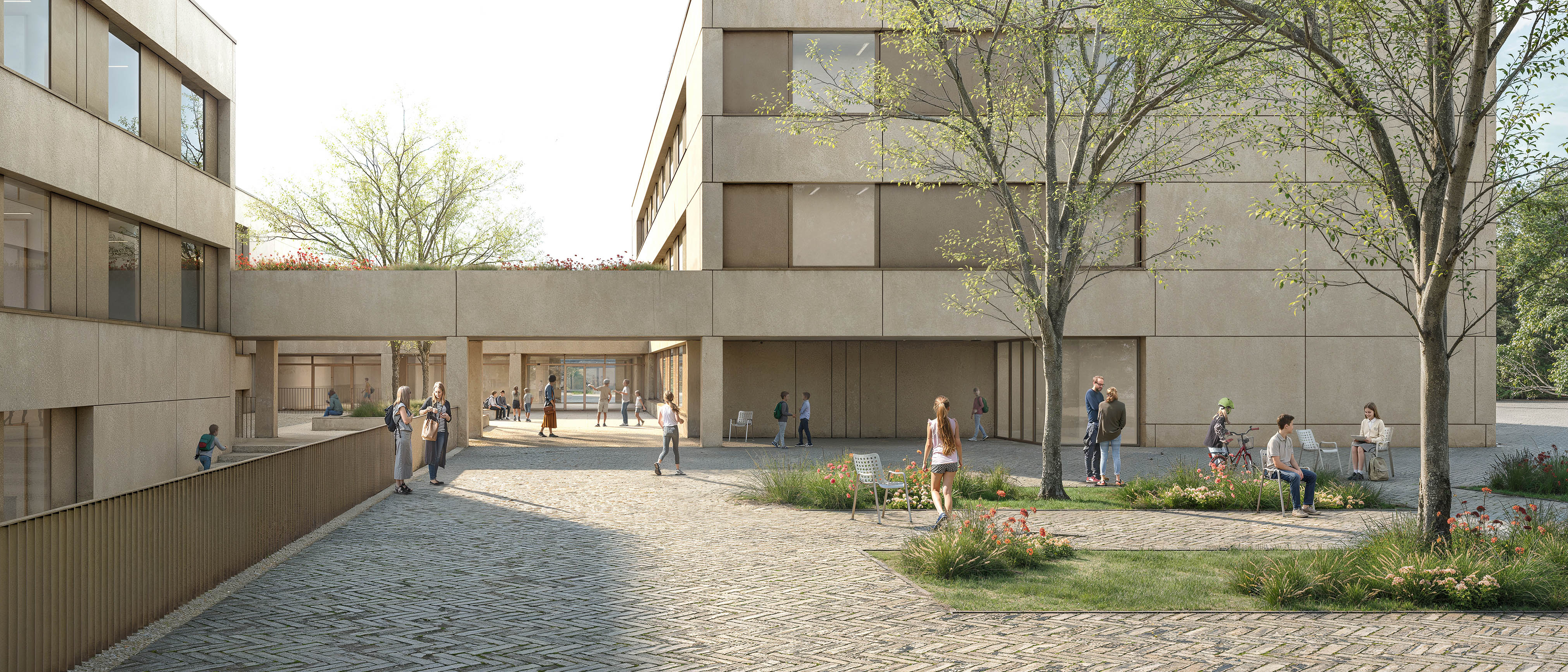 Visualisierung Schulzentrum Hiltrup