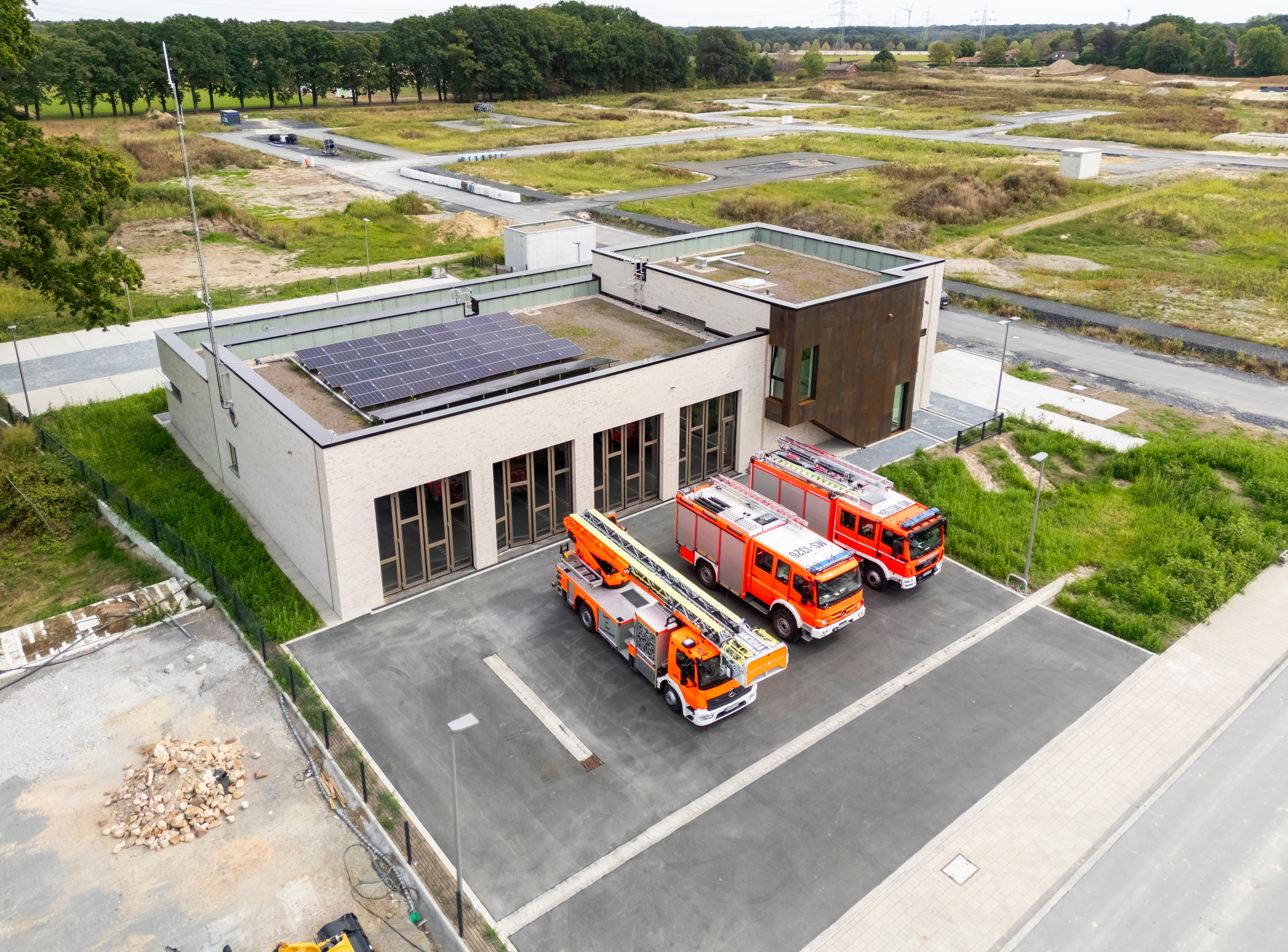  Luftbild Feuerwehrhaus Albachten