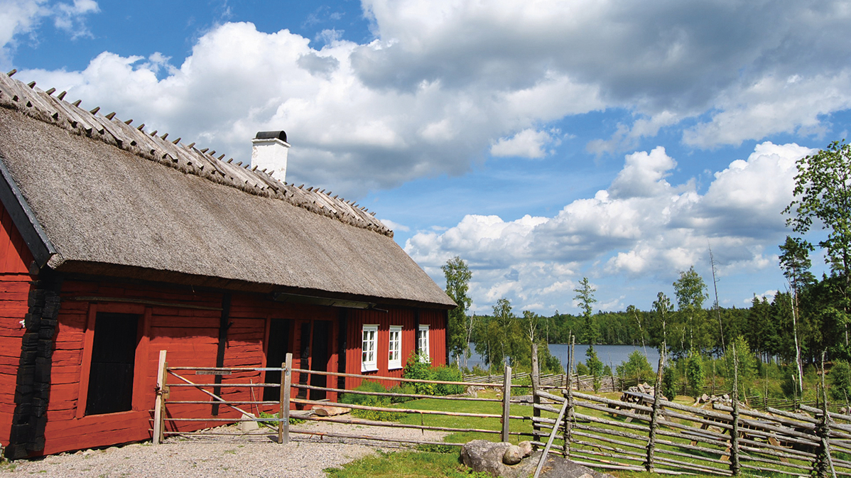 Rotes Haus in Schweden