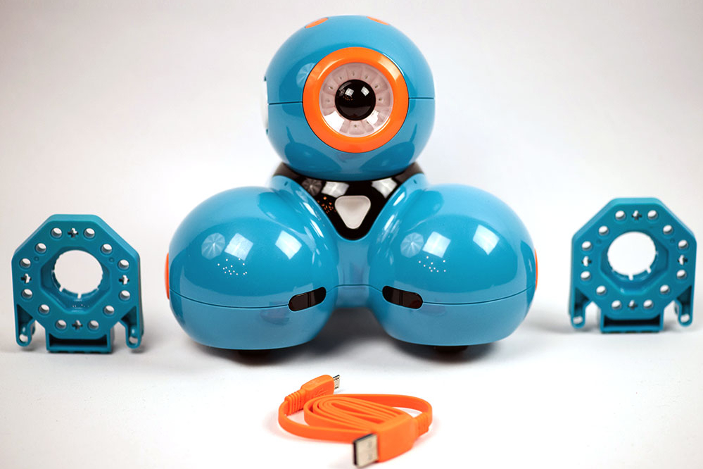 Abgebildet ist ein Dash-Roboter.