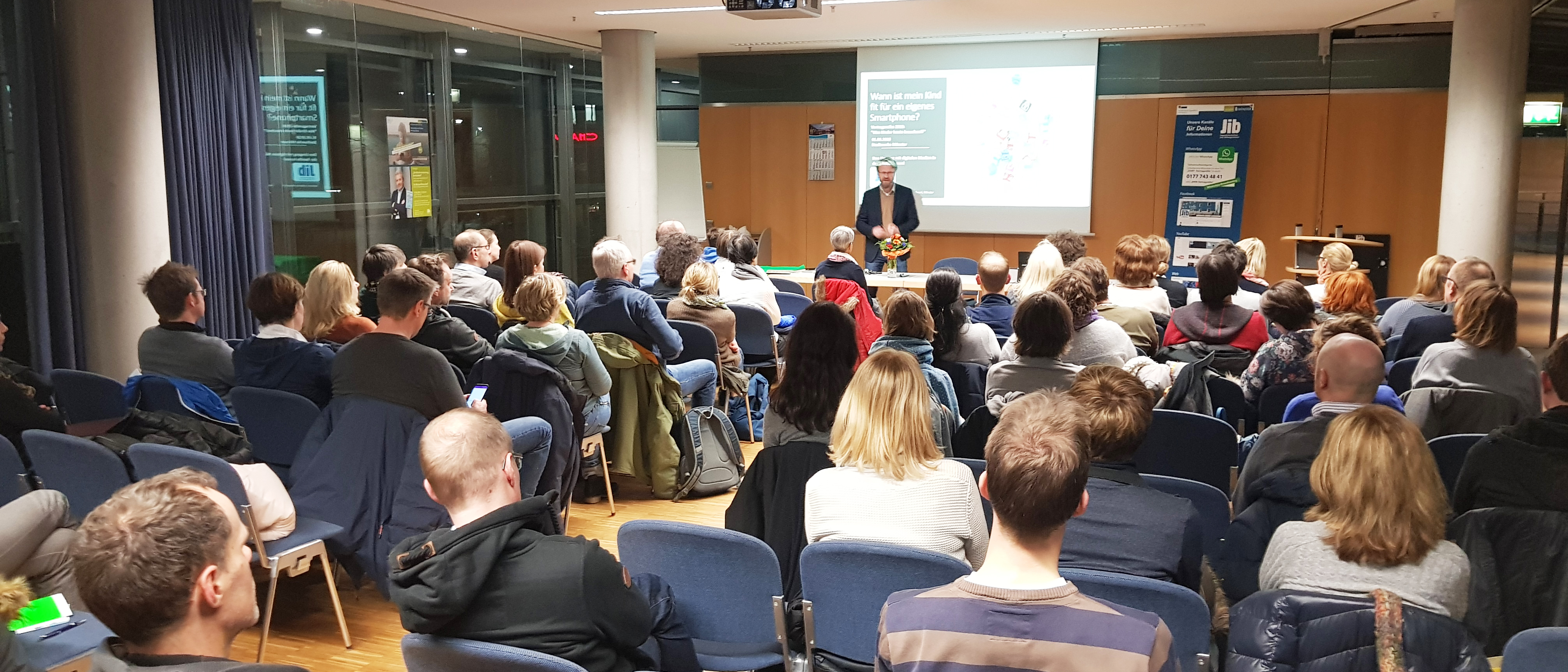 Vortrag mit Publikum in den Stadtwerken