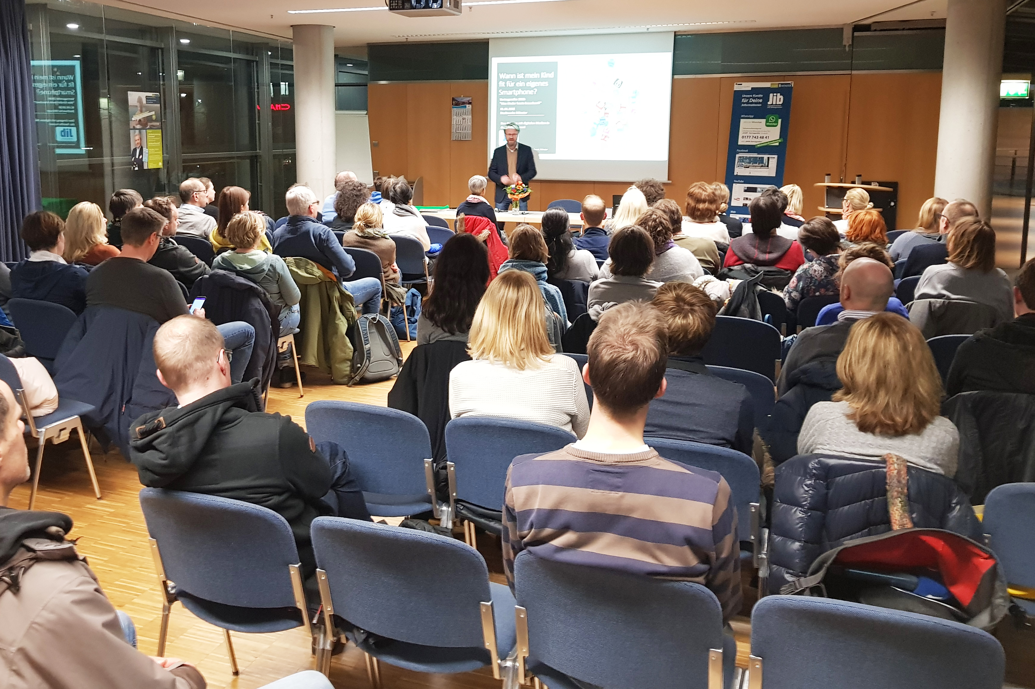 Vortrag mit Publikum in den Stadtwerken