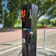 Radservicestation an der Bismarckallee