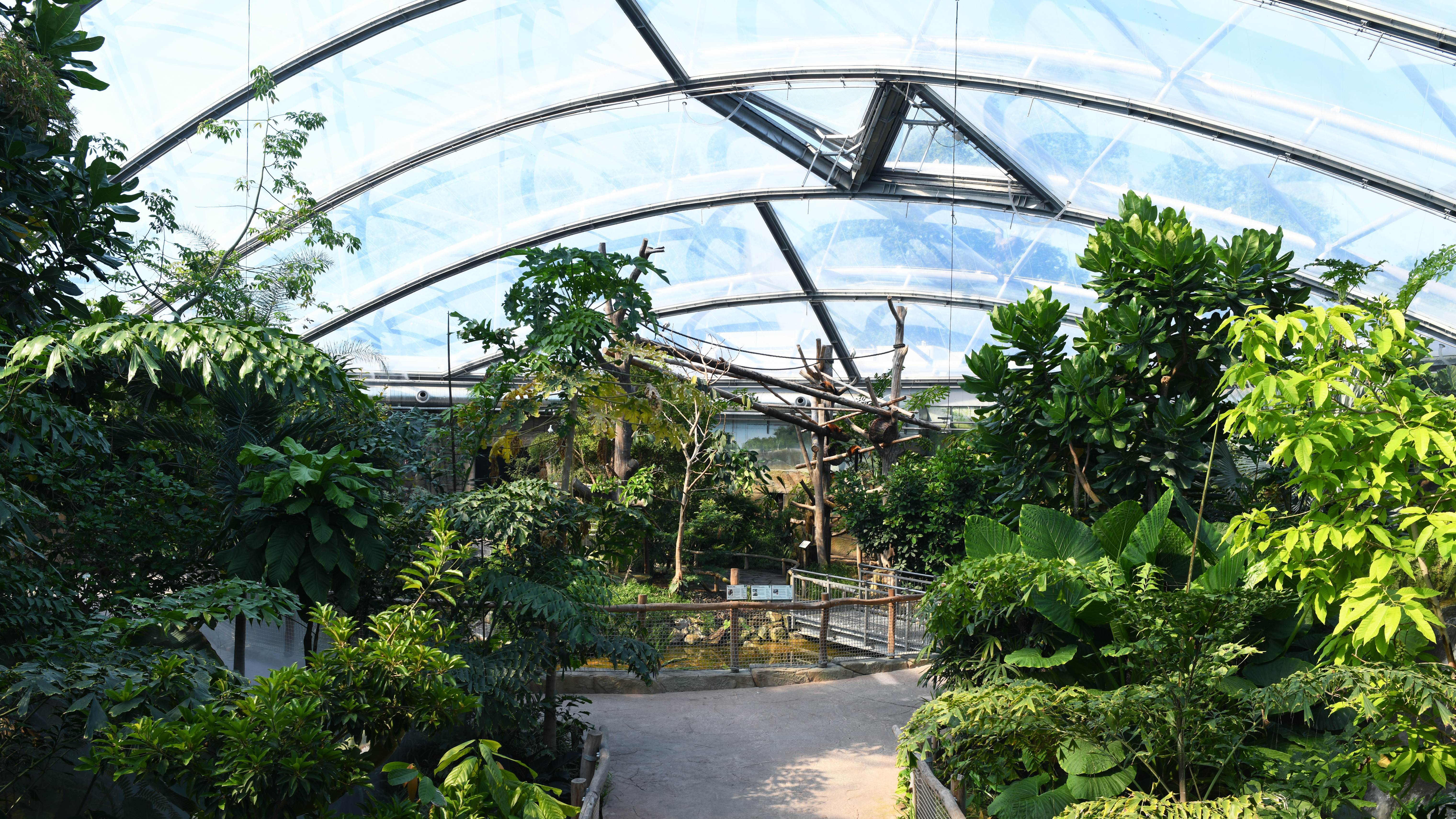 Meranti-Halle im Allwetter Zoo
