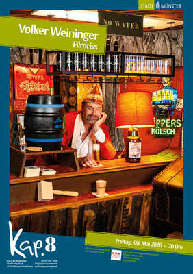 Veranstaltungsplakat Volker Weininger