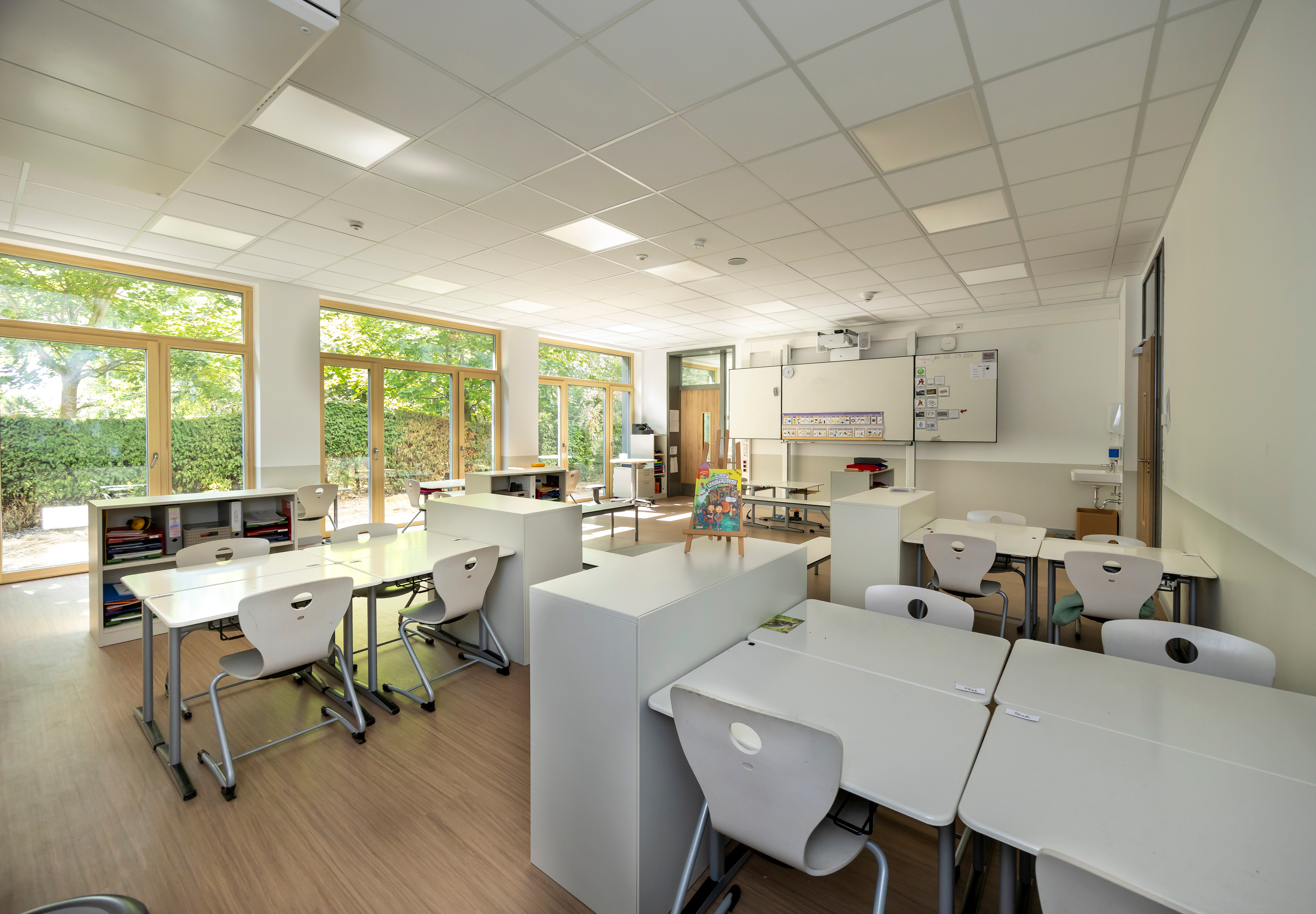 Foto Innenansicht der Grundschule Wolbeck Neubau