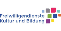 Logo: Bunte Quadrate, daneben der Schriftzug 'Freiwilligendienste Kultur und Bildung'
