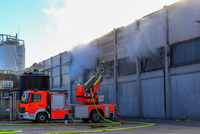 Drehleiter im Einsatz