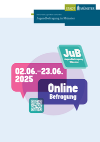 Plakat zur Jugendbefragung in Münster