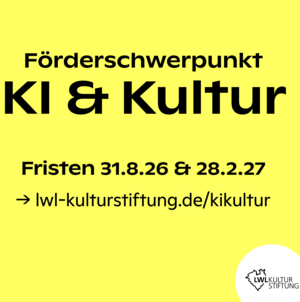Grafik "Förderschwerpunkt KI & Kultur"