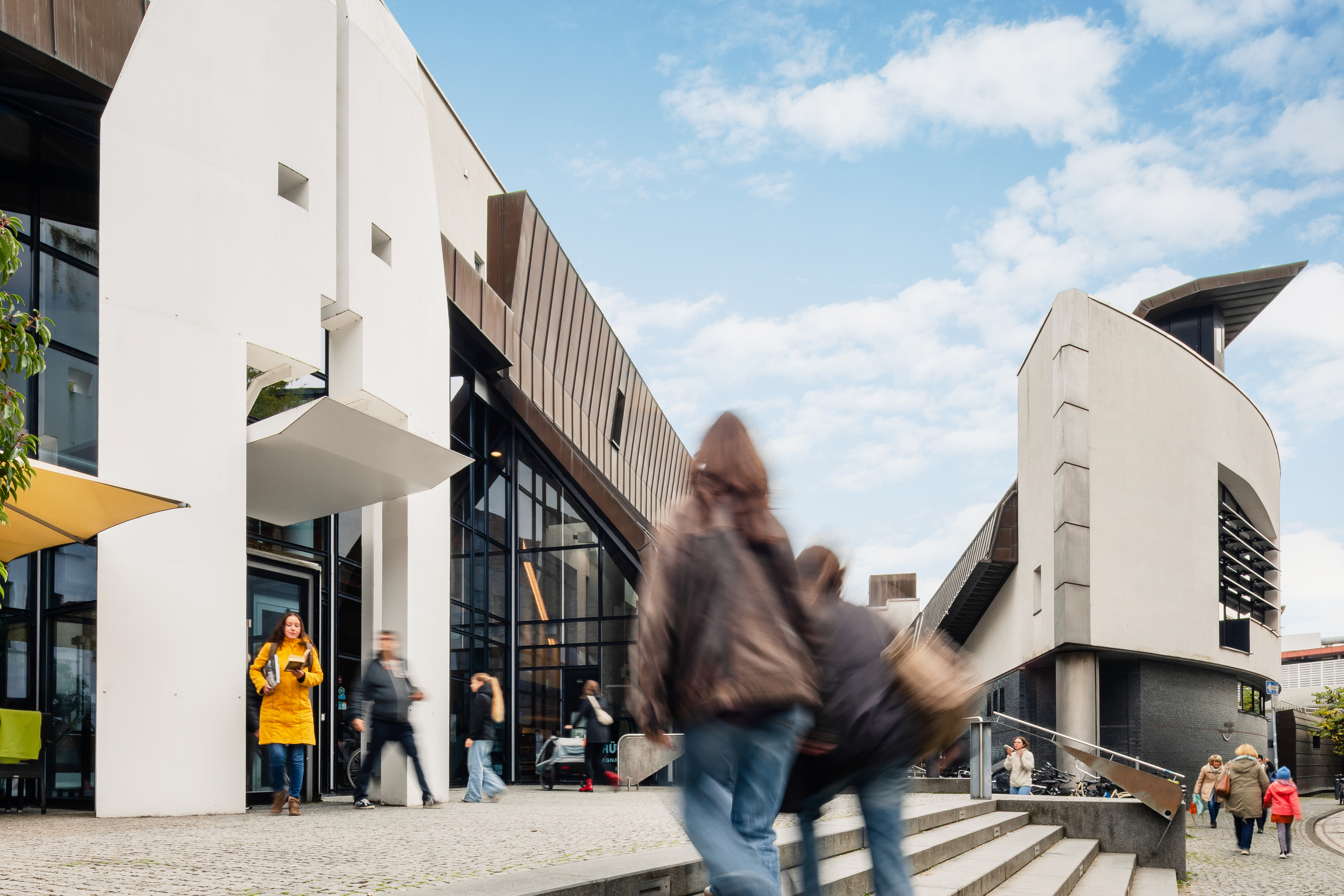Außenansicht der Stadtbücherei Münster