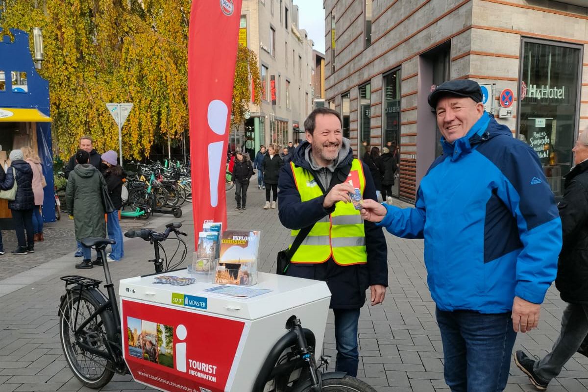 Die Münster Information unterwegs