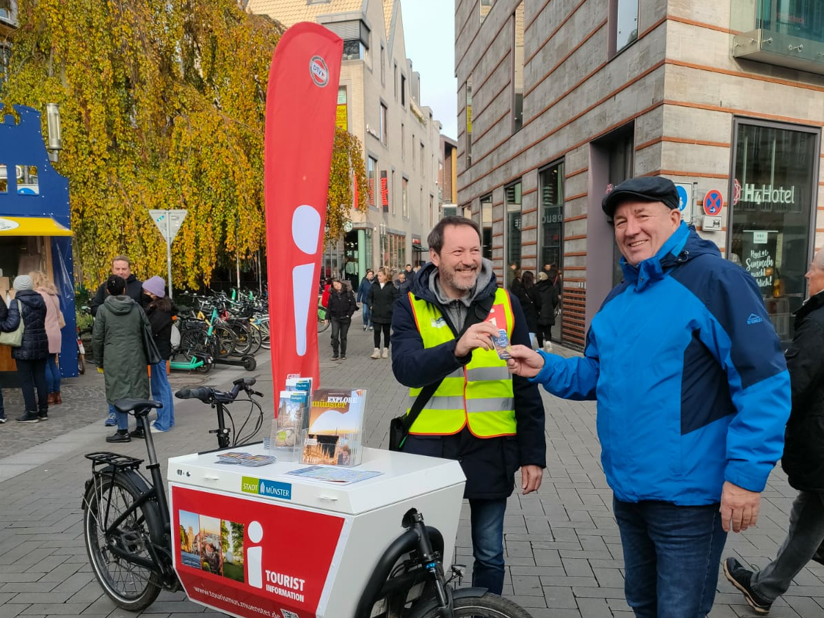 Die Münster Information unterwegs