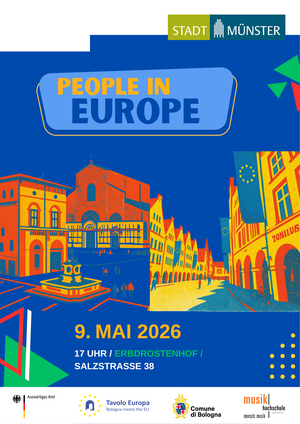Plakat, People in Europe, Bologna, Münster