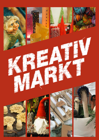 Plakat für den Kreativmarkt