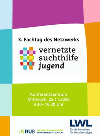 Vernetzte Suchthilfe Jugend - 3. Fachtag des Netzwerks am 25.11.2026