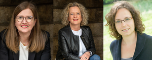 Porträtfotos von Astrid Plötner, Anke Kemper, Maike Frie