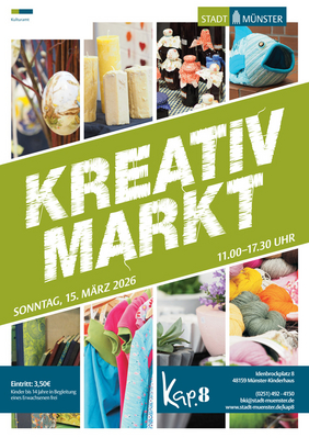 Veranstaltungsplakat Kreativmarkt