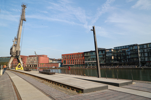 Blick auf den neuen Promenaden-Abschnitt auf der Hafensüdseite
