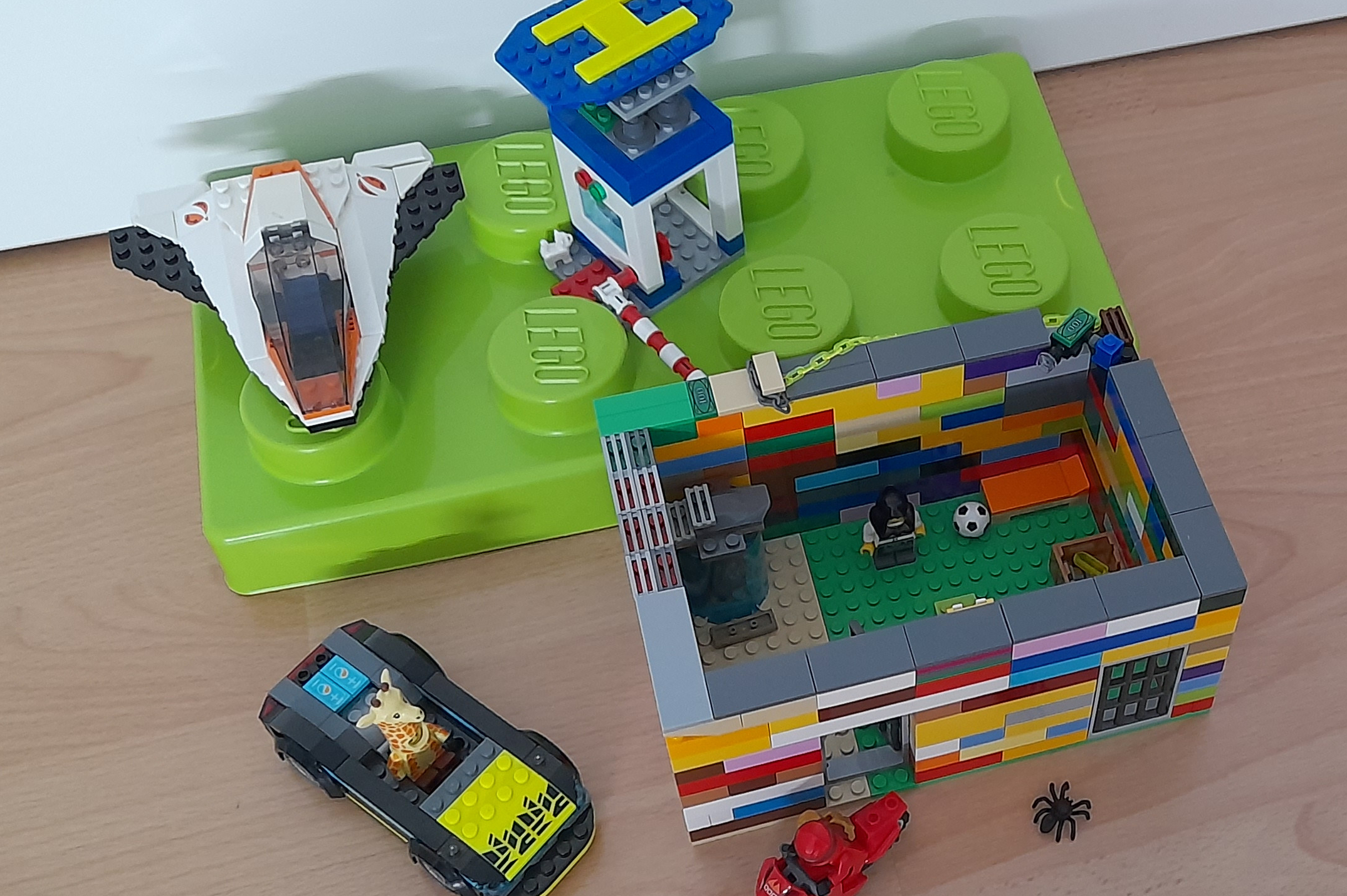 Verschiedene LEGO Modelle und Steine