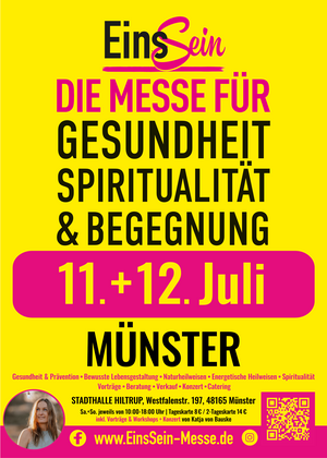 EinsSein-Messe MÜNSTER – Impulse für Gesundheit & bewusstes Leben