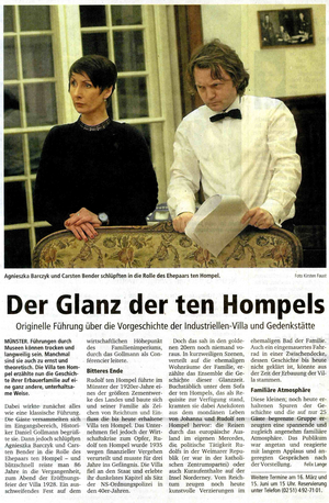 Presseartikel der Premiere am 22.1.2014