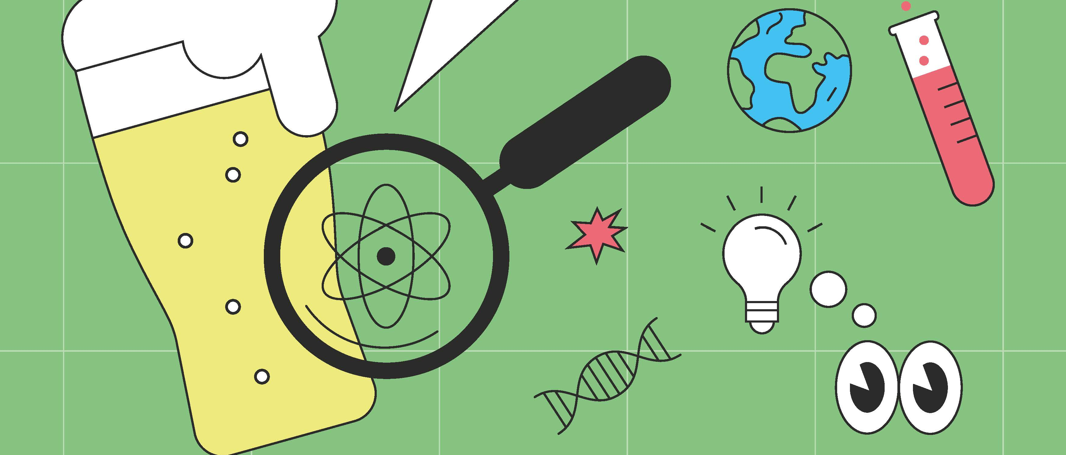 Veranstaltungsplakat Kneipen Science