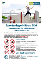 Verhaltensregeln auf der Sportanlage Hiltrup Süd