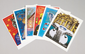bunte Postkarten mit Münstermotiven