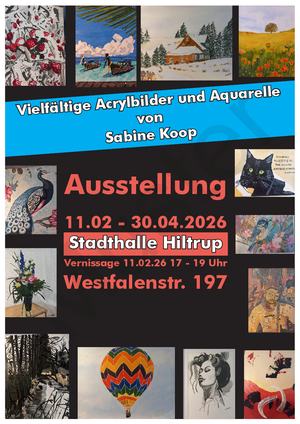 Ausstellung von Sabine Koop vom 11. Februar - 30. April 2026