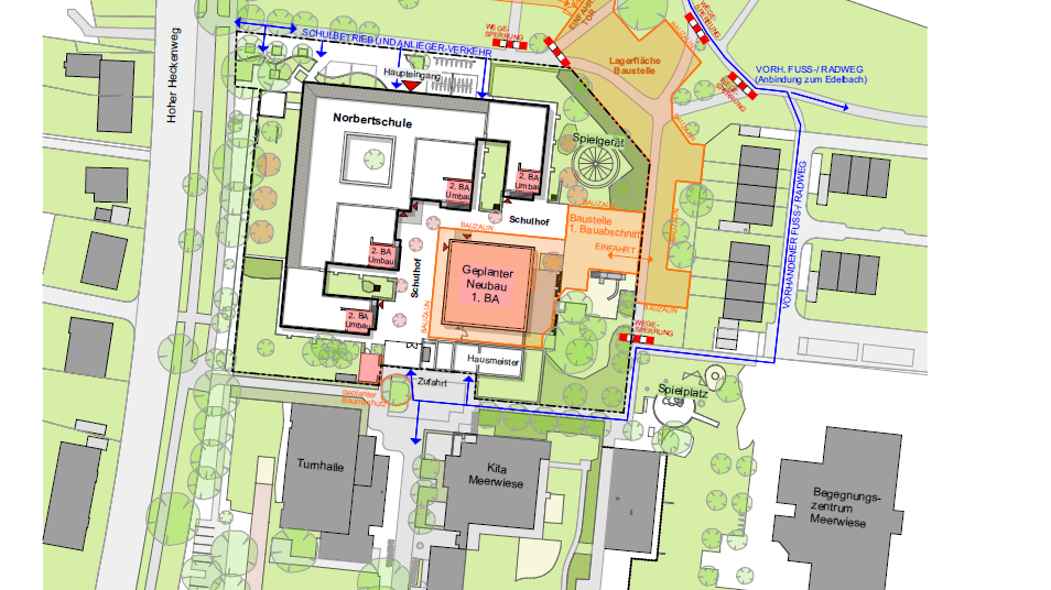 Lageplan Norbertschule