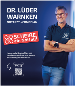 „Scheiße, ein Notfall!“ mit Dr. Lüder Warnken am 19. Dezember 2026, 20 Uhr