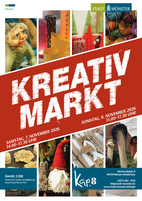 Veranstaltungsplakat Kreativmarkt