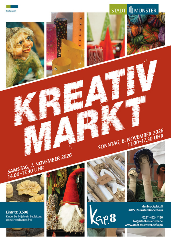 Veranstaltungsplakat Kreativmarkt