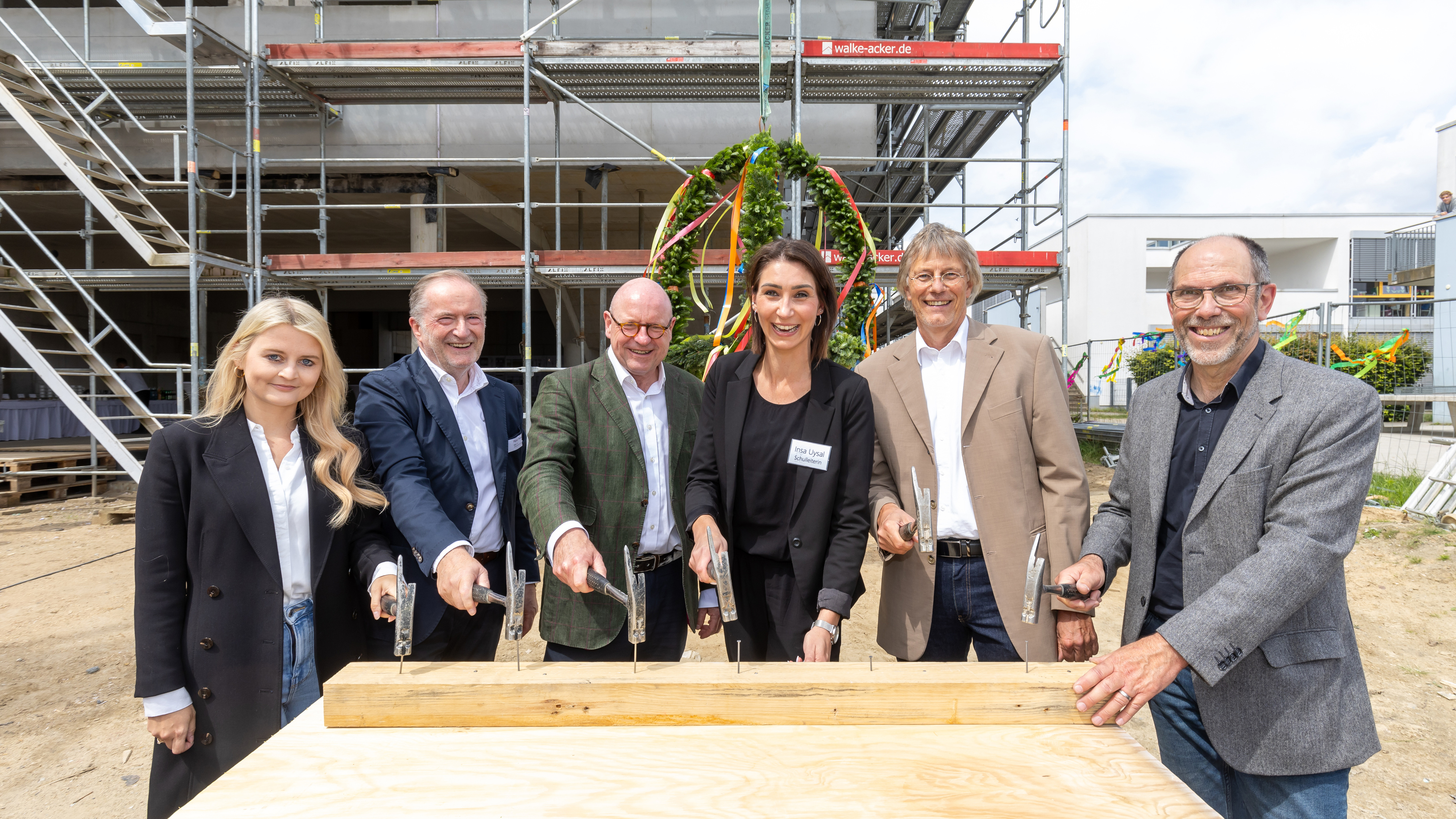Richtfest an der Norbertschule in Coerde