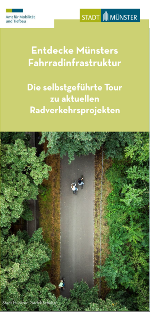Titelseite Flyer - Selbstgeführte Radtour