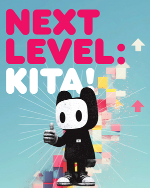 Plakatmotiv mit Schriftzug "Next Level: Kita!"