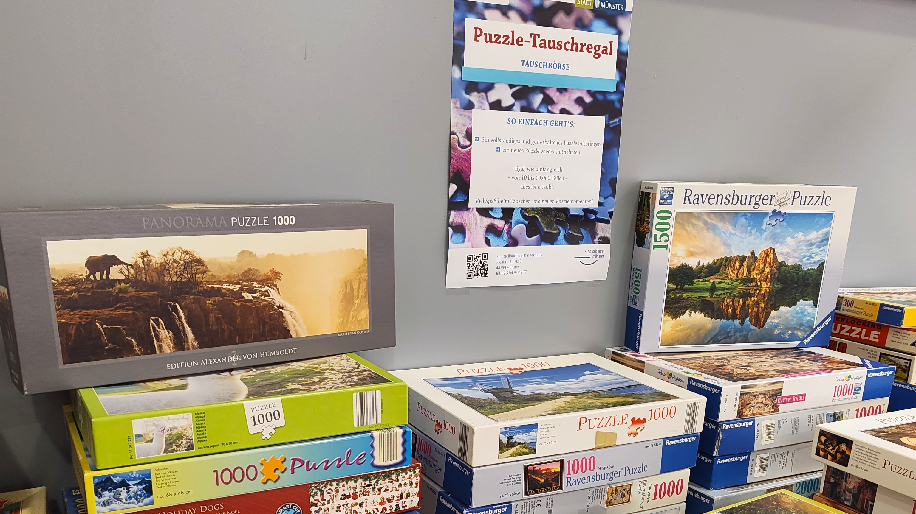 Puzzletauschregal