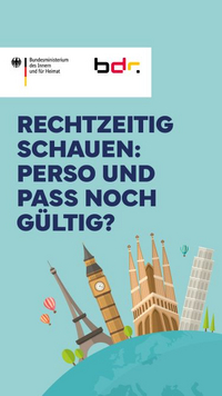 Rechtzeitig schauen: Perso und Pass noch gültig?